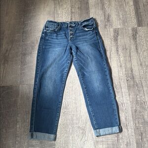 KanCan Boyfriend Mid Rise Ankle Jean